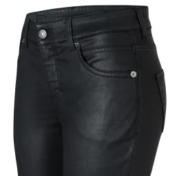 Damen MAC Schmale Hose im Leder-Look