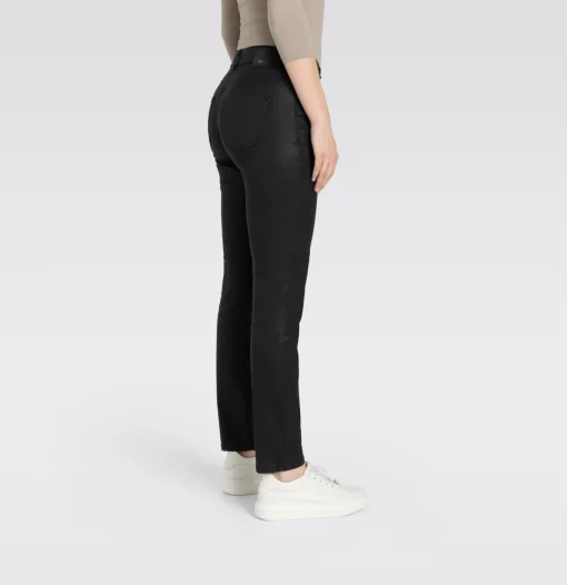 Damen MAC Schmale Hose im Leder-Look