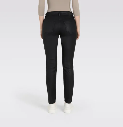 Damen MAC Schmale Hose im Leder-Look