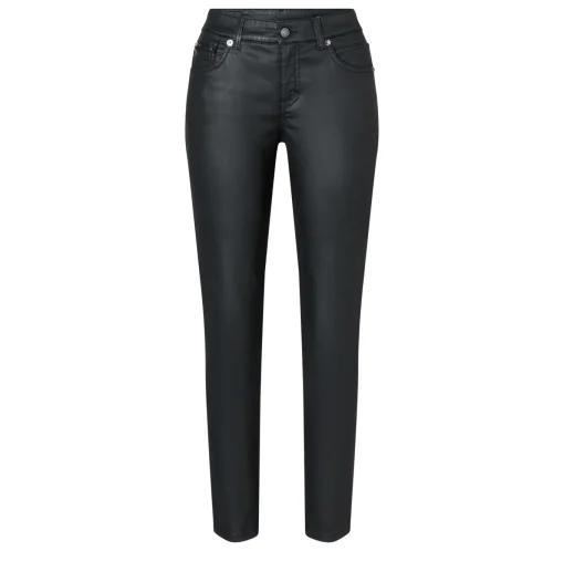 Damen MAC Schmale Hose im Leder-Look