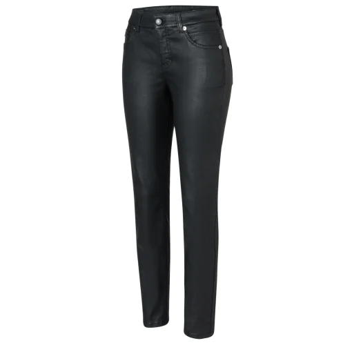 Damen MAC Schmale Hose im Leder-Look