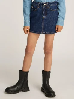 Kinder Calvin Klein Schmaler Jeans-Minirock