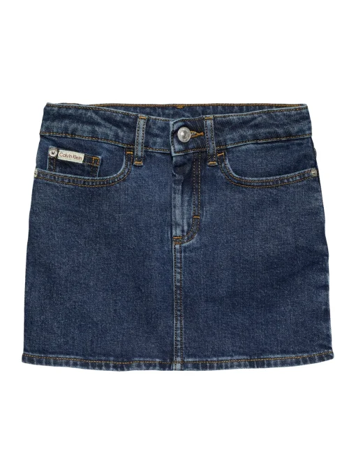 Kinder Calvin Klein Schmaler Jeans-Minirock