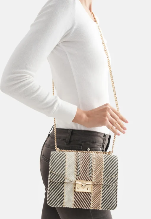 Damen Seidenfelt Schultertasche
