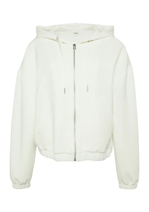 Damen s.Oliver Scuba-Sweatjacke aus Modalmix im Relaxed Fit