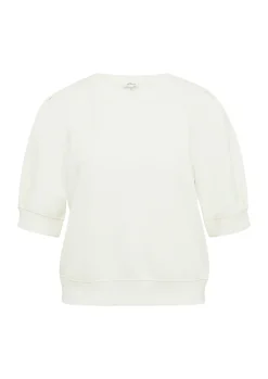 Damen s.Oliver Scuba-Sweatshirt mit kurzen Ärmeln