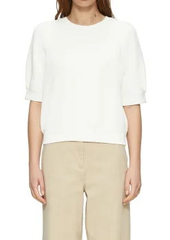 Damen s.Oliver Scuba-Sweatshirt mit kurzen Ärmeln