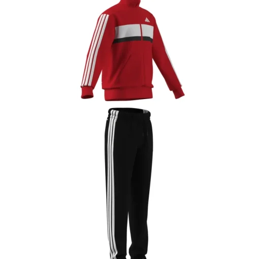 Kinder Adidas Seasonal Essentials Tiberio 3-Streifen Tricot Kids Trainingsanzug