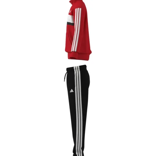 Kinder Adidas Seasonal Essentials Tiberio 3-Streifen Tricot Kids Trainingsanzug
