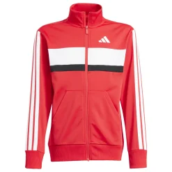 Kinder Adidas Seasonal Essentials Tiberio 3-Streifen Tricot Kids Trainingsanzug