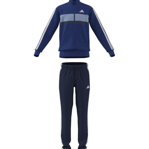 Kinder Adidas Seasonal Essentials Tiberio 3-Streifen Tricot Kids Trainingsanzug