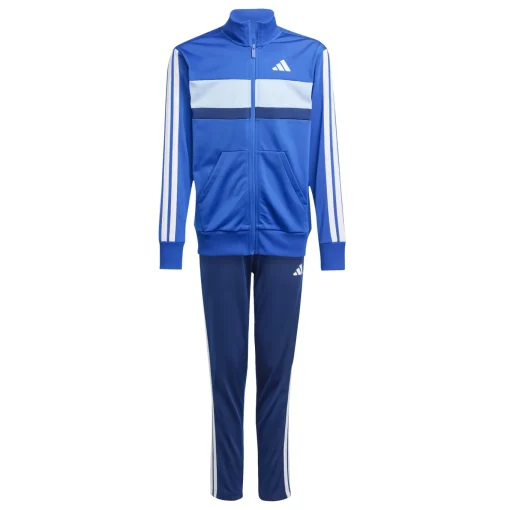 Kinder Adidas Seasonal Essentials Tiberio 3-Streifen Tricot Kids Trainingsanzug