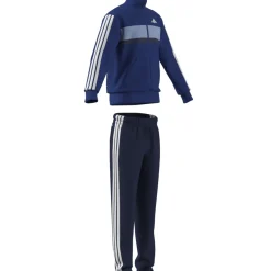 Kinder Adidas Seasonal Essentials Tiberio 3-Streifen Tricot Kids Trainingsanzug