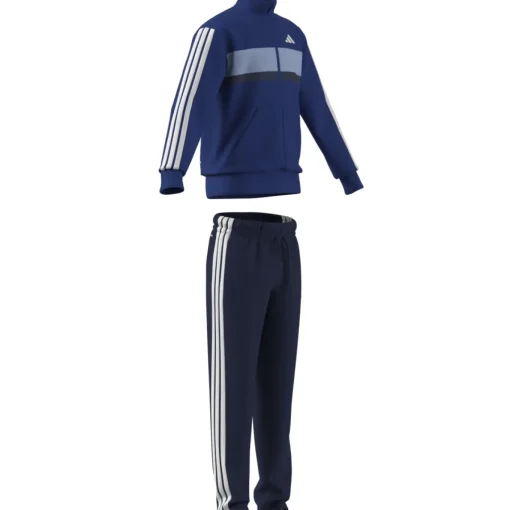 Kinder Adidas Seasonal Essentials Tiberio 3-Streifen Tricot Kids Trainingsanzug