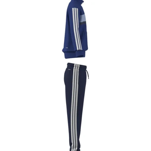 Kinder Adidas Seasonal Essentials Tiberio 3-Streifen Tricot Kids Trainingsanzug