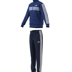 Kinder Adidas Seasonal Essentials Tiberio 3-Streifen Tricot Kids Trainingsanzug