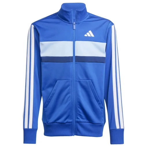 Kinder Adidas Seasonal Essentials Tiberio 3-Streifen Tricot Kids Trainingsanzug