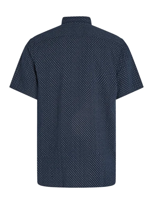 Herren Tommy Hilfiger Seersucker Hemd Kurzarm