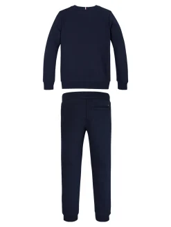 Kinder Tommy Hilfiger Set aus Sweatshirt und Jogginghose mit Logo