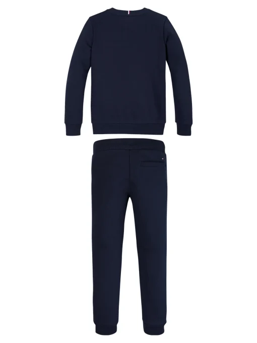 Kinder Tommy Hilfiger Set aus Sweatshirt und Jogginghose mit Logo