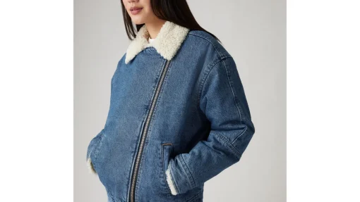 Damen Levi's Sherpa Fliegerjacke