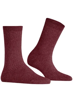 Damen Falke Shiny Rib Damen Socken