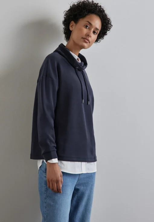 Damen Street One Shirt im Silk Look