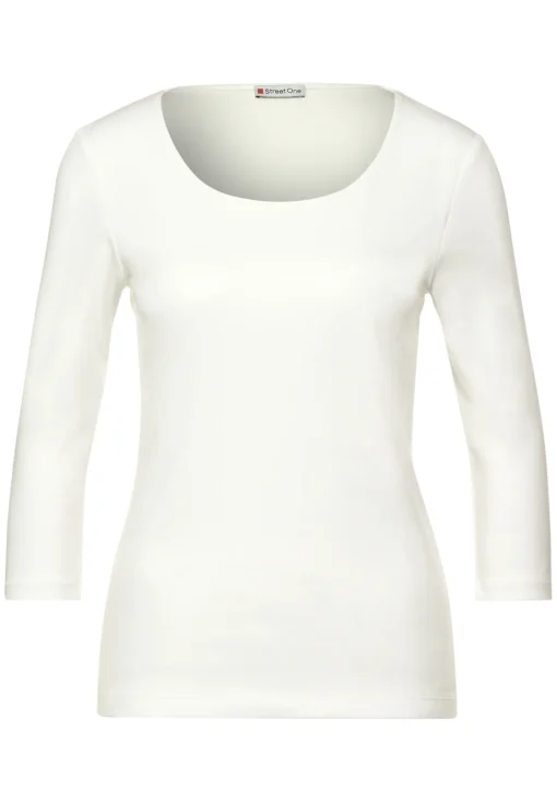 Damen Street One Shirt in Unifarbe