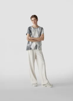 Damen Lecomte Shirt mit abstraktem Print