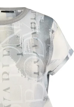 Damen Lecomte Shirt mit abstraktem Print