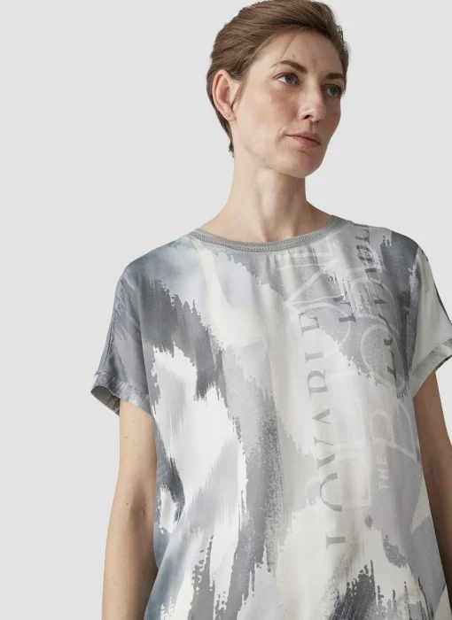 Damen Lecomte Shirt mit abstraktem Print