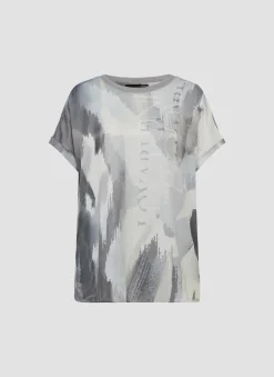 Damen Lecomte Shirt mit abstraktem Print