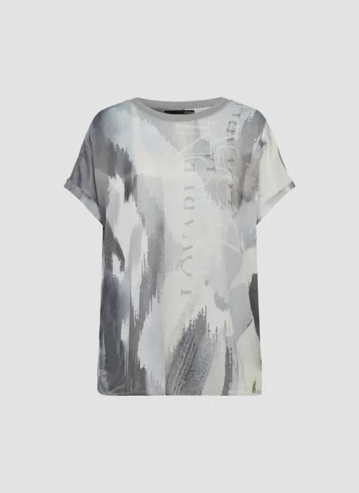 Damen Lecomte Shirt mit abstraktem Print