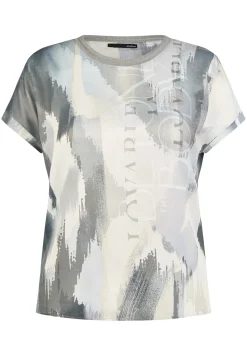 Damen Lecomte Shirt mit abstraktem Print