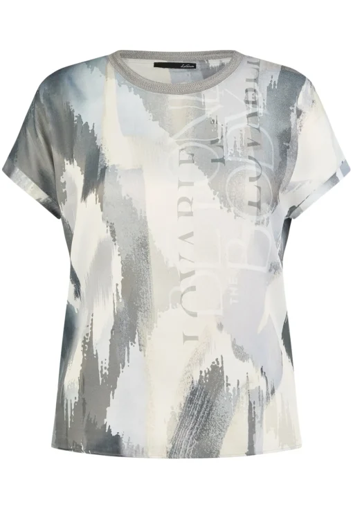 Damen Lecomte Shirt mit abstraktem Print