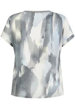 Damen Lecomte Shirt mit abstraktem Print