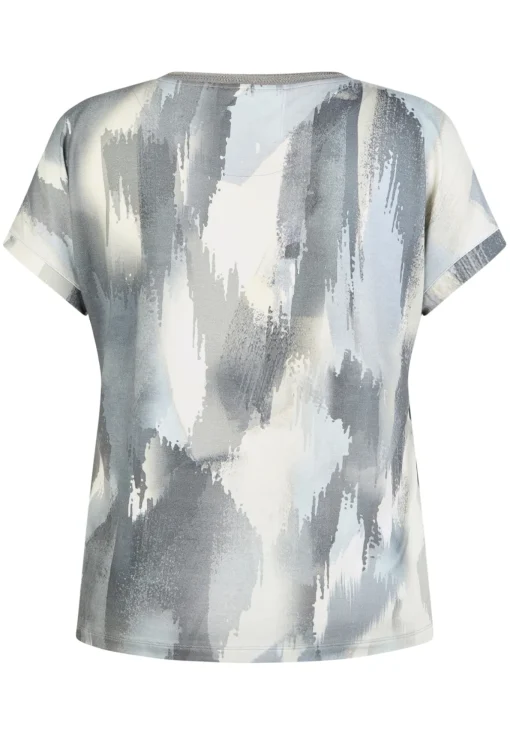 Damen Lecomte Shirt mit abstraktem Print