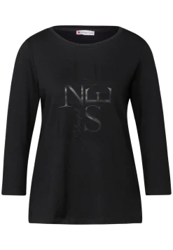 Damen Street One Shirt mit Artwork