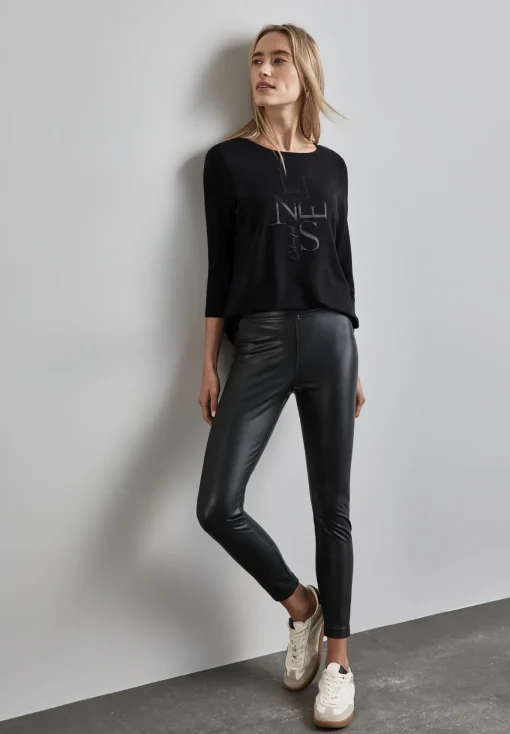 Damen Street One Shirt mit Artwork