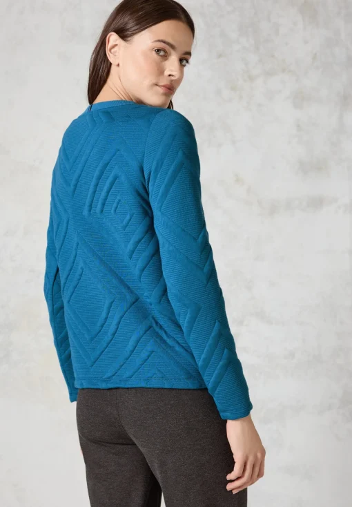Damen Cecil Shirt mit 3D Strukturmuster