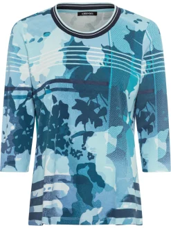 Damen Olsen Shirt mit grafischen, stilisiertem Print