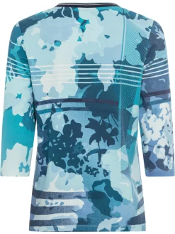 Damen Olsen Shirt mit grafischen, stilisiertem Print