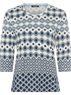 Damen Olsen Shirt mit Ornament-Muster