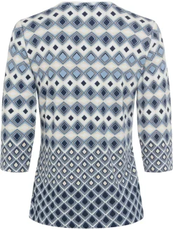 Damen Olsen Shirt mit Ornament-Muster