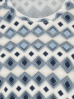 Damen Olsen Shirt mit Ornament-Muster