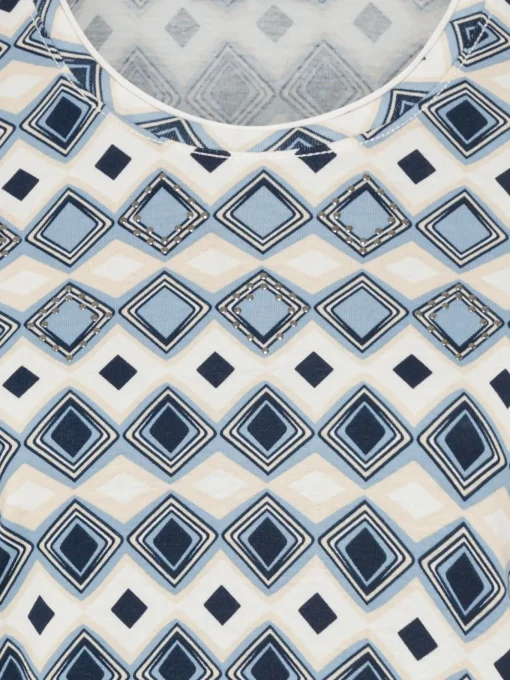 Damen Olsen Shirt mit Ornament-Muster