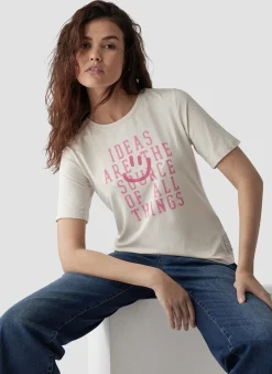 Damen Lecomte Shirt mit Print und modernem Design