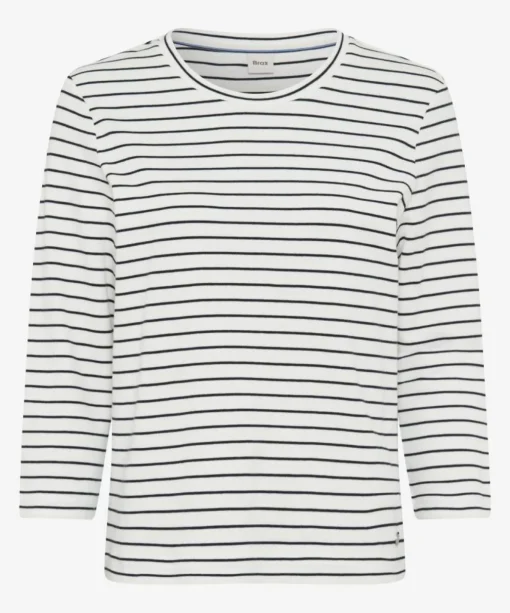 Damen Brax Shirt mit Ringelstreifen