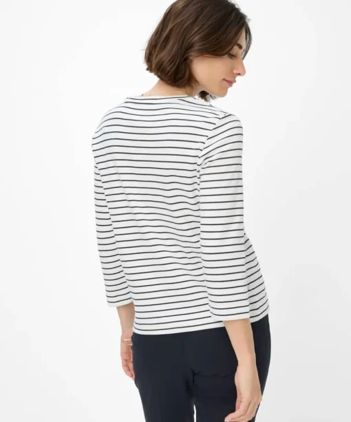 Damen Brax Shirt mit Ringelstreifen