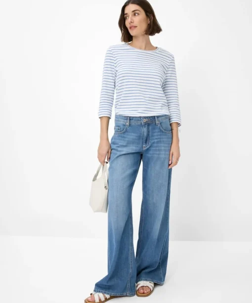 Damen Brax Shirt mit Ringelstreifen